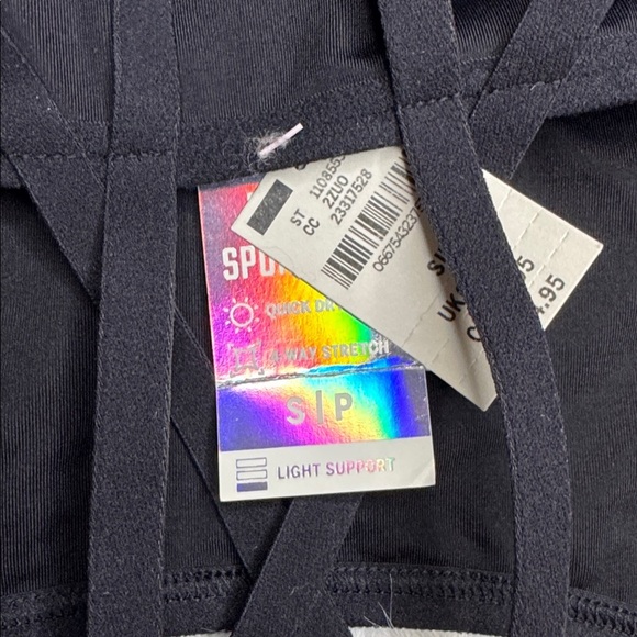 Victoria Secret Pink Ultimate Unlined Sports Bra Size Small Black - Picture 4 of 4